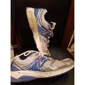 New Balance Womens sz 10  940 V2 W940WB2 Silver Blue Running Shoes  Sneaker